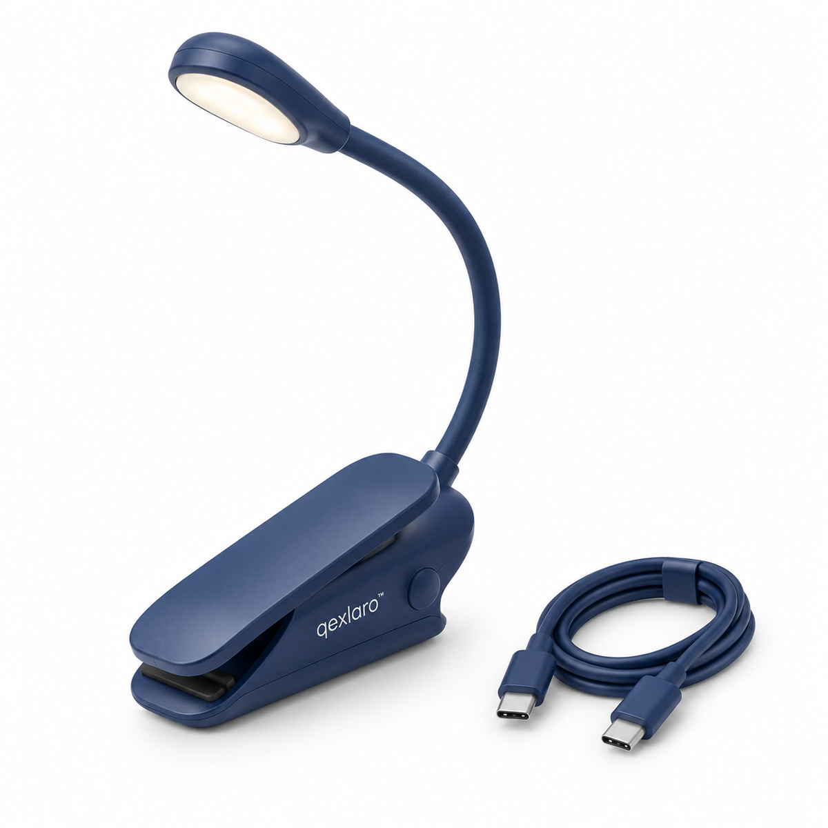Qexlaro™ LunaClip Rechargeable LED Book Light