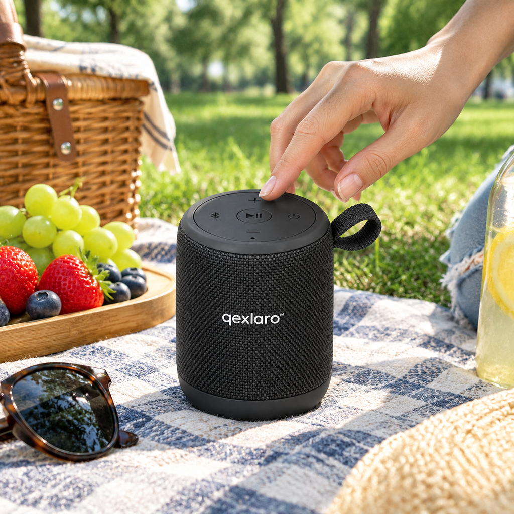 Qexlaro™ PocketBoom Mini Portable Bluetooth Speaker