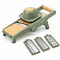 Qexlaro™ SwiftSlice 3-in-1 Adjustable Mandoline Slicer